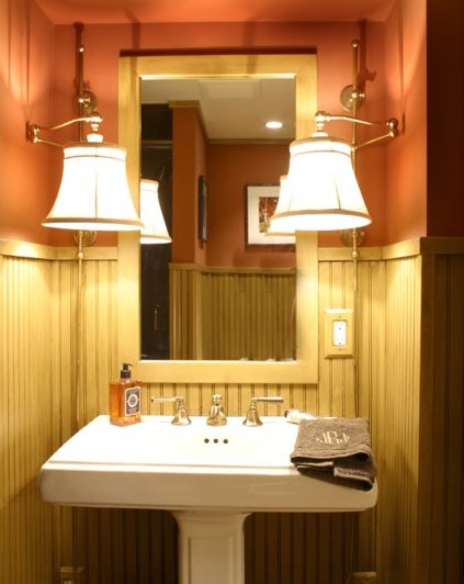 Scheipeter Bathroom Remodeling St Louis in Wood Panels
