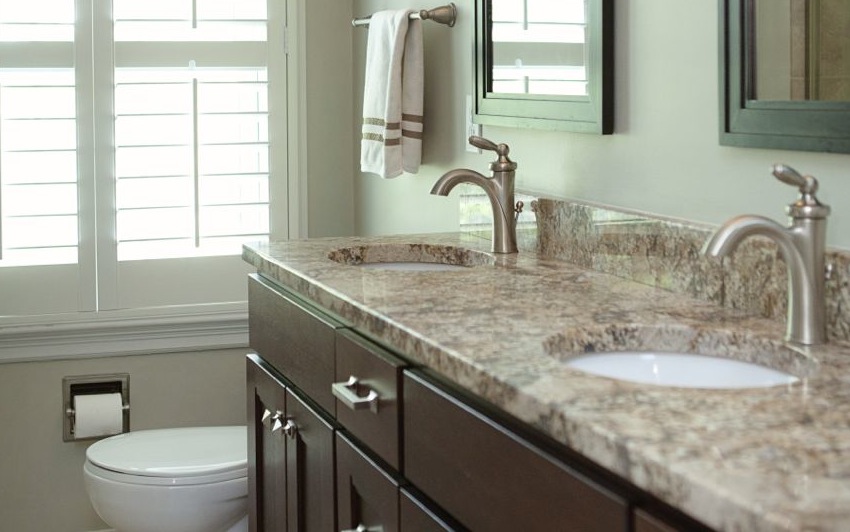 Scheipeter Bathroom Remodeling St. Louis Marble Counter Top